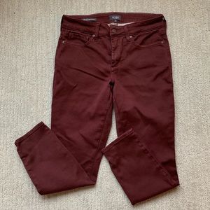 NYDJ brand burgundy pant with LiftxTuck technology